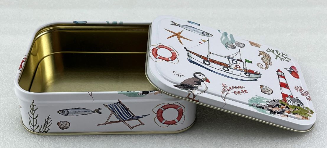 Madeleine Floyd - Seaside Design - Small Rectangle Tin