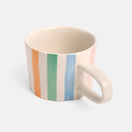 Caroline Gardner Multi Stripes Mug