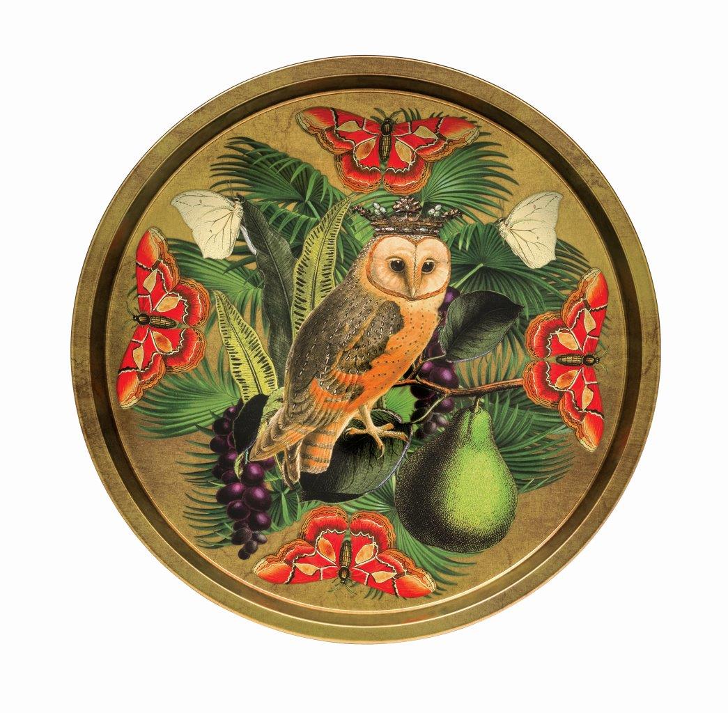 Madam Treacle - Whimsical Garden Round Tray