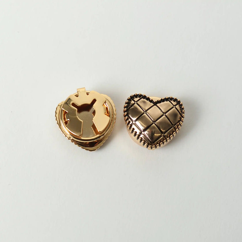 18K Gold Button Covers Set 2