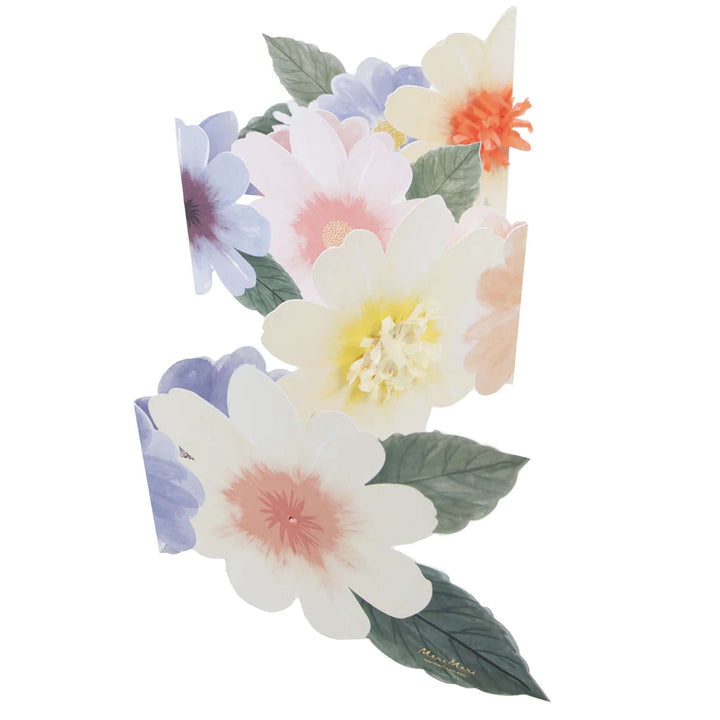Floral Concertina Card