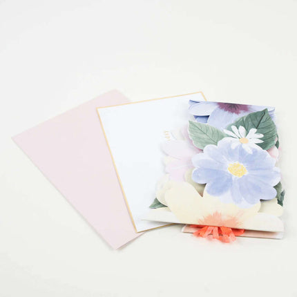 Floral Concertina Card