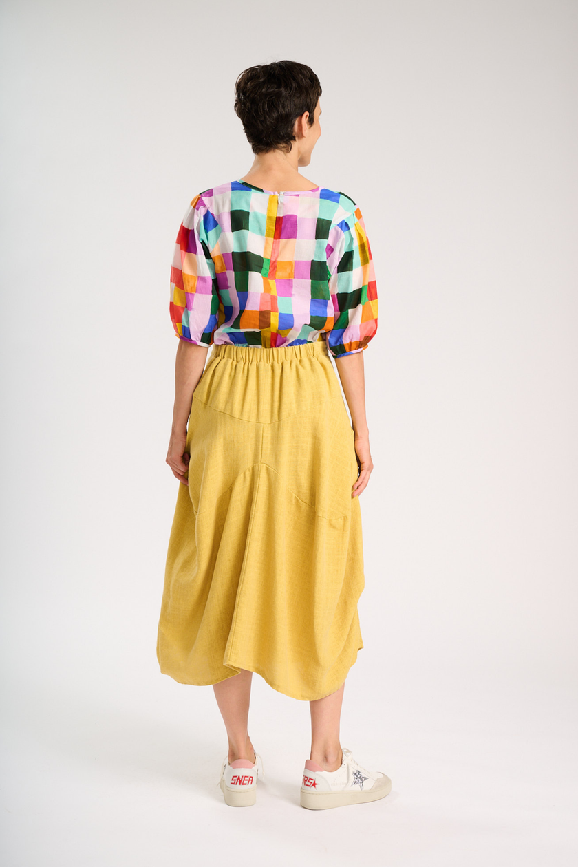 Milwaukee Ophelia Yellow Skirt | Cotton | Olga de Polga