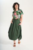 Milwaukee Solenne Skirt  Sage Linen/Tencel  - Olga De Polga