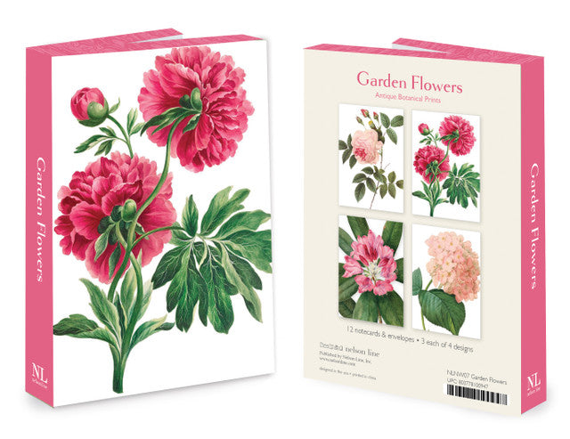 Garden Flowers Notecards Packet 12