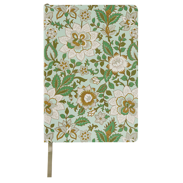 Bungalow Unlined Notebook Pistachio Floral