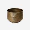 New York Planters in Antique Brass Finish, 3 Sizes Available