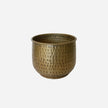 New York Planters in Antique Brass Finish, 3 Sizes Available