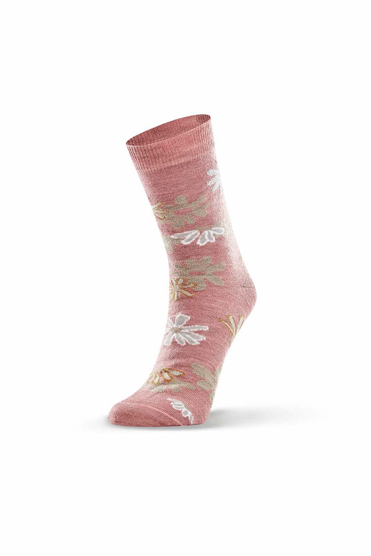 Socks-Daisy Bloom Dusty Pink-Norsewear