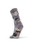 Socks-Daisy Bloom Grey-Norsewear