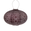 Lumiz Lantern Oval 40cm Plum Mosaic