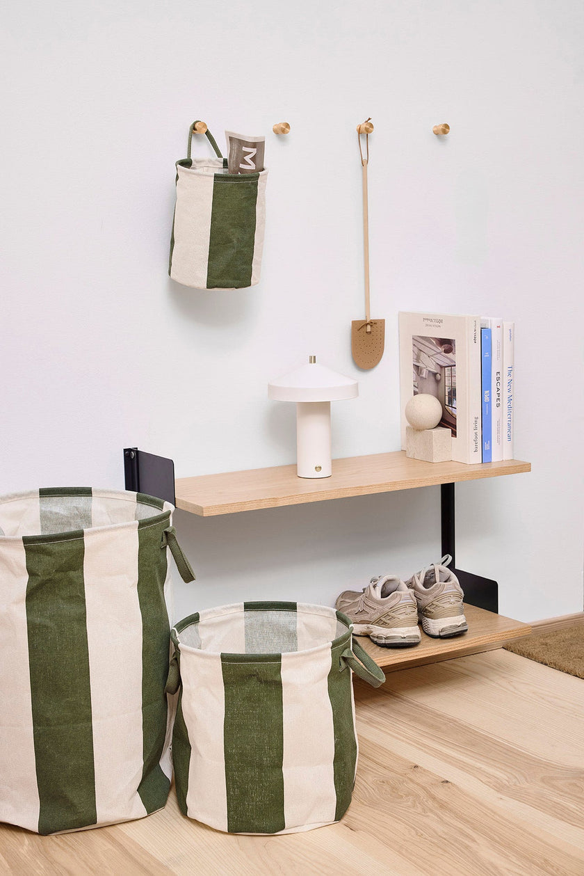 Kara Laundry/Storage Basket Medium Dark Green