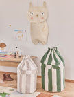 OYOY Saga Basket-Clay Stripe 55x28cm