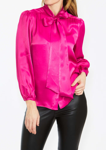 Pingpong Pussy Bow Blouse