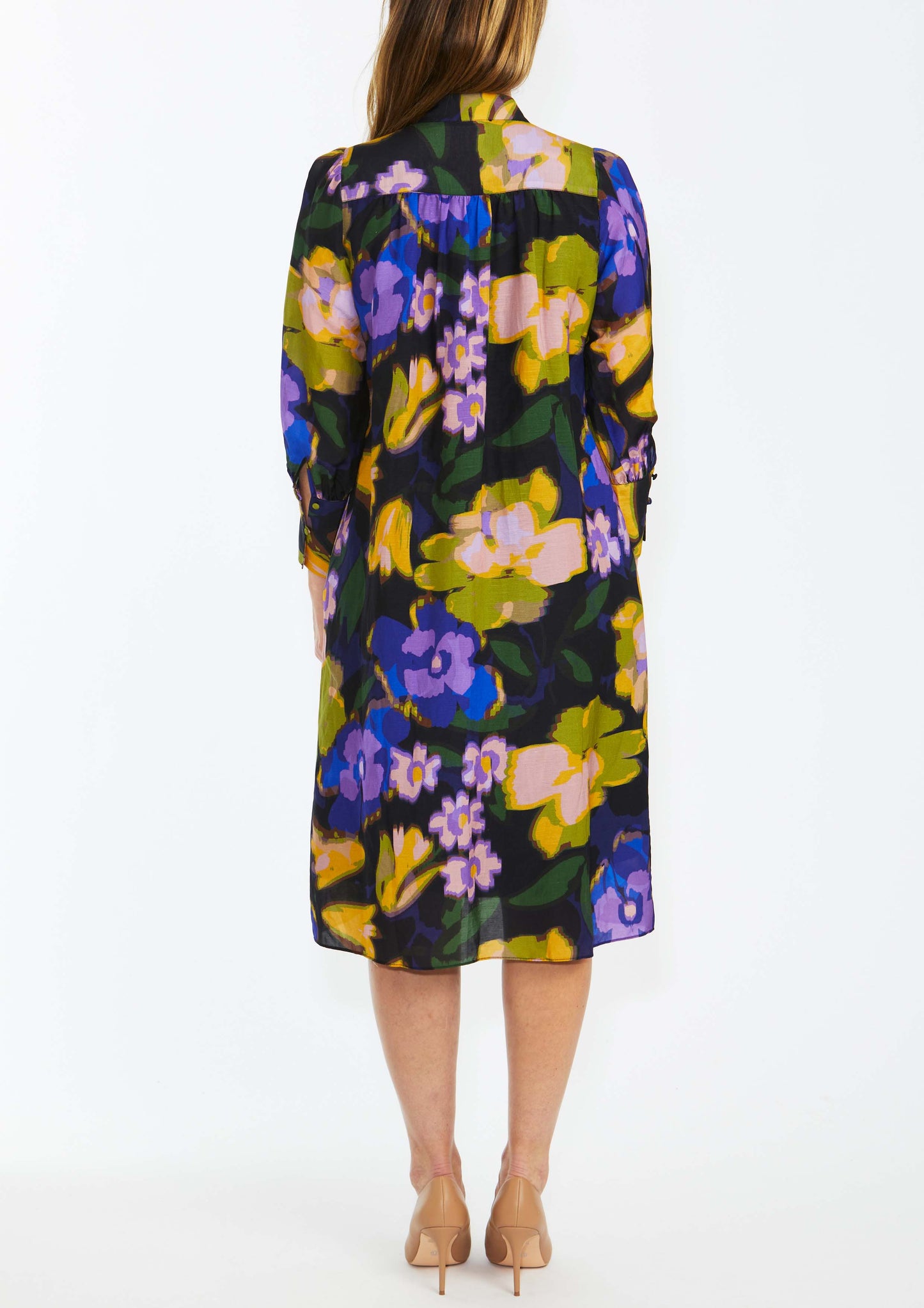 Pingpong Floral Art Print Dress