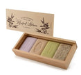 Rampal Latour 4 x 100g soaps in Wooden Quill Box