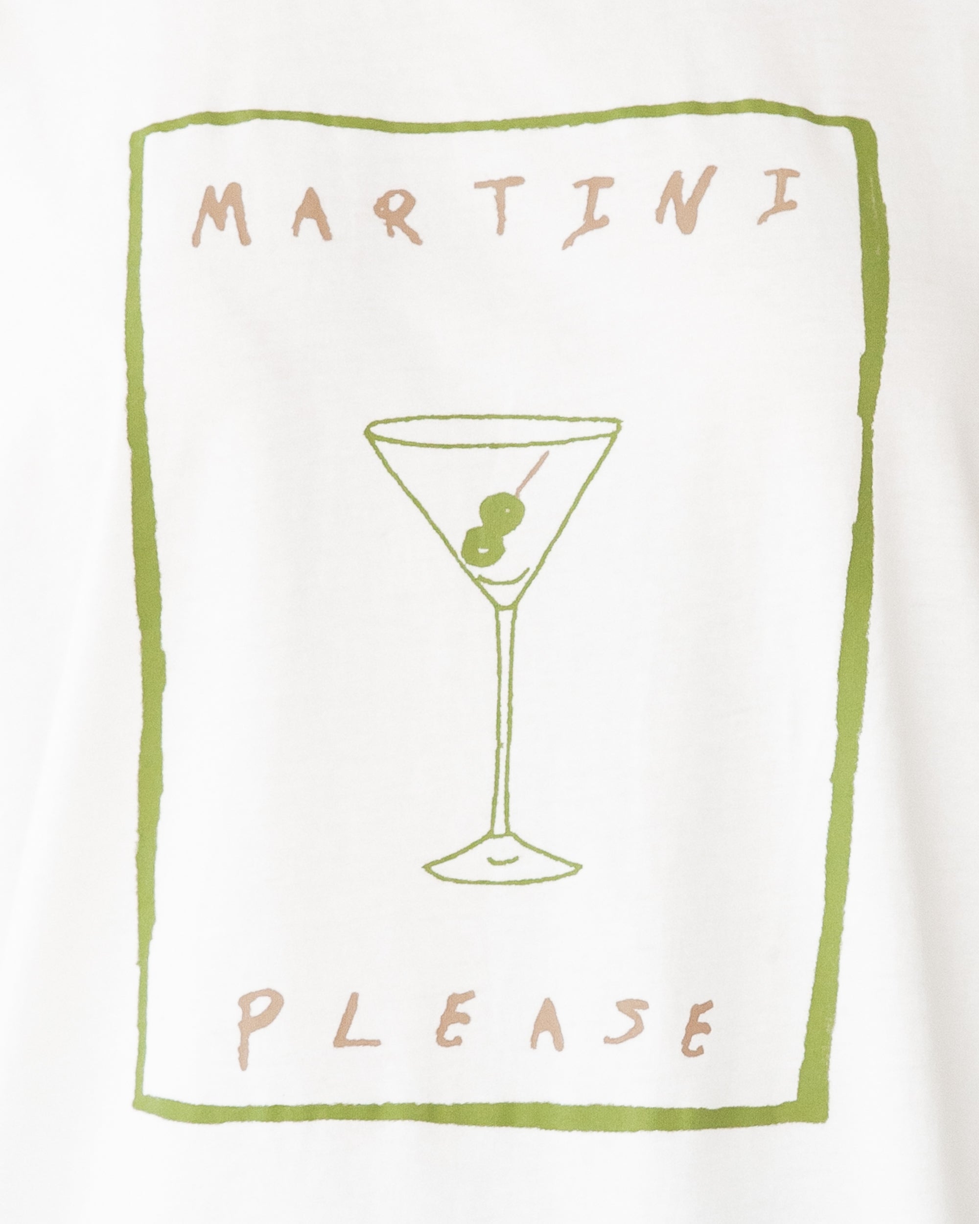 Paper Heart Tee Martini