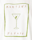 Paper Heart Tee Martini