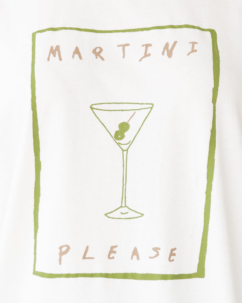 Paper Heart Tee Martini