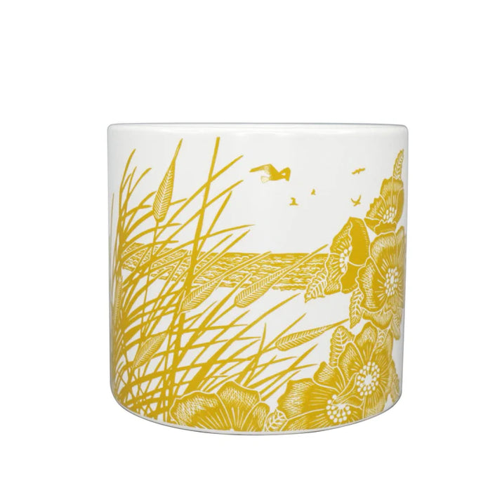 Kate Heiss Beach Ceramic Pot Mustard