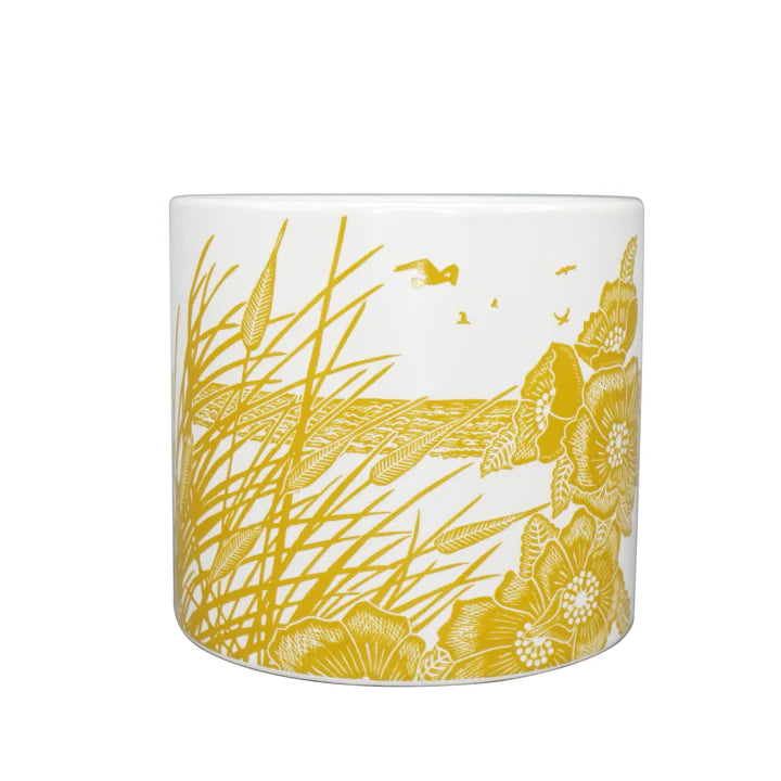 Kate Heiss Beach Ceramic Pot Mustard