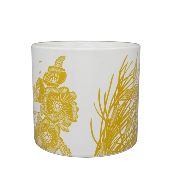 Kate Heiss Beach Ceramic Pot Mustard