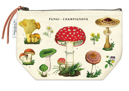 Vintage pouch-Mushrooms-Cavallini