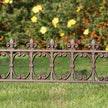 Lawn Fence Fleur de Lis Large