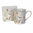 The Country Life Collection Mug & Coaster Set - Duck