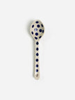 Polish Ceramics Spoon 16cm - Blue/White Spot