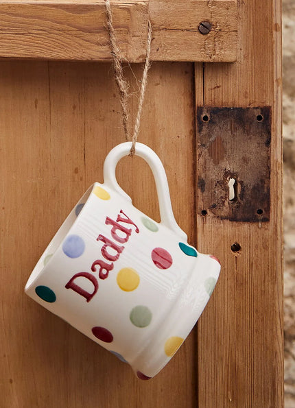 Emma Bridgewater 1/2 Pint Mug - Polka Dot Daddy