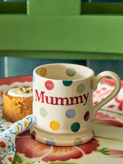 Emma Bridgewater 1/2 Pint Mug - Polka Dot Mummy