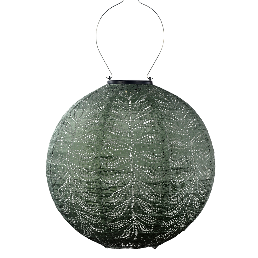 Lumiz Lantern Round 30cm Sage Green Folia