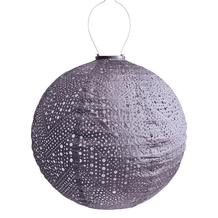 Lumiz Lantern  Round 40cm Mauve Purple Verso