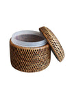 Rattan Condiment Jar