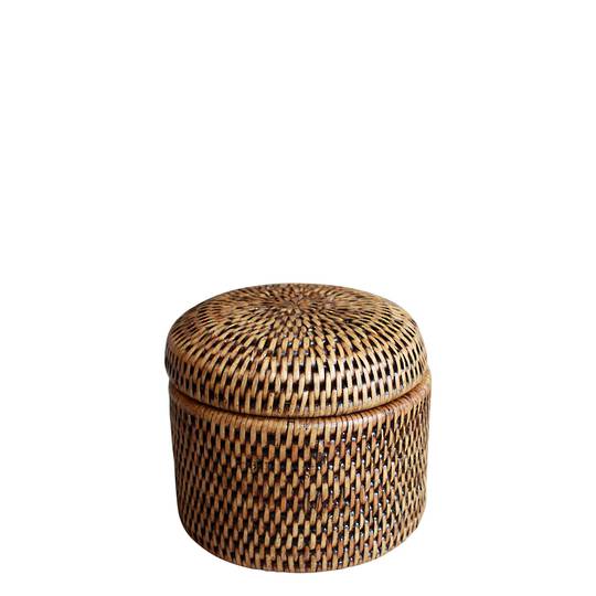 Rattan Condiment Jar