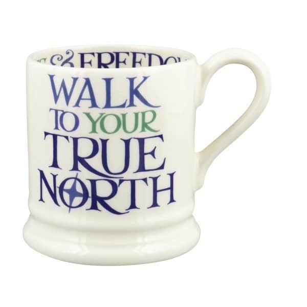 Emma Bridgewater-Walk To Your True North 1/2 Pint Mug