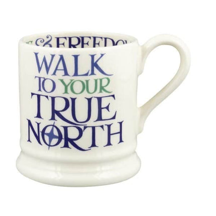 Emma Bridgewater-Walk To Your True North 1/2 Pint Mug