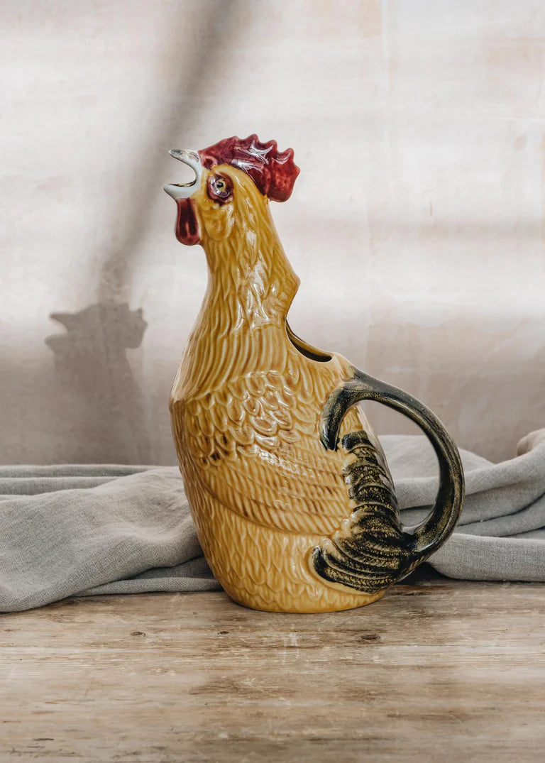 Bordallo Pinheiro Rooster Pitcher