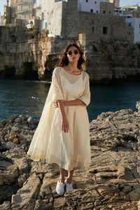 Jamila Dress Cotton Organdy - Meg By Design
