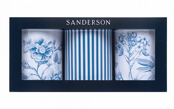 Sanderson Etchings Set of Three Caddies