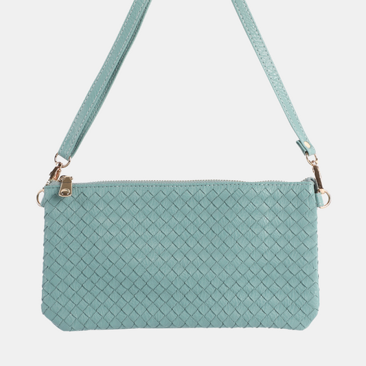 Lila Crossbody/Clutch Weave Bag-Various Colours