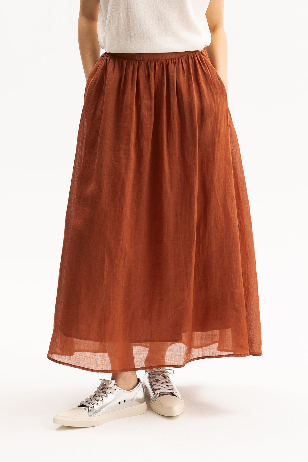 Molly Skirt-Brick, by Blacklist