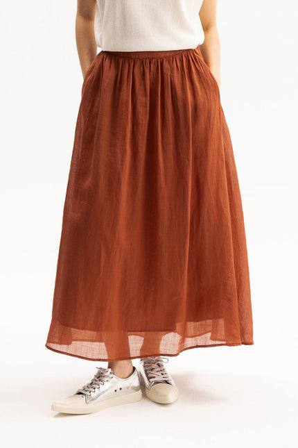 Molly Skirt-Brick, by Blacklist