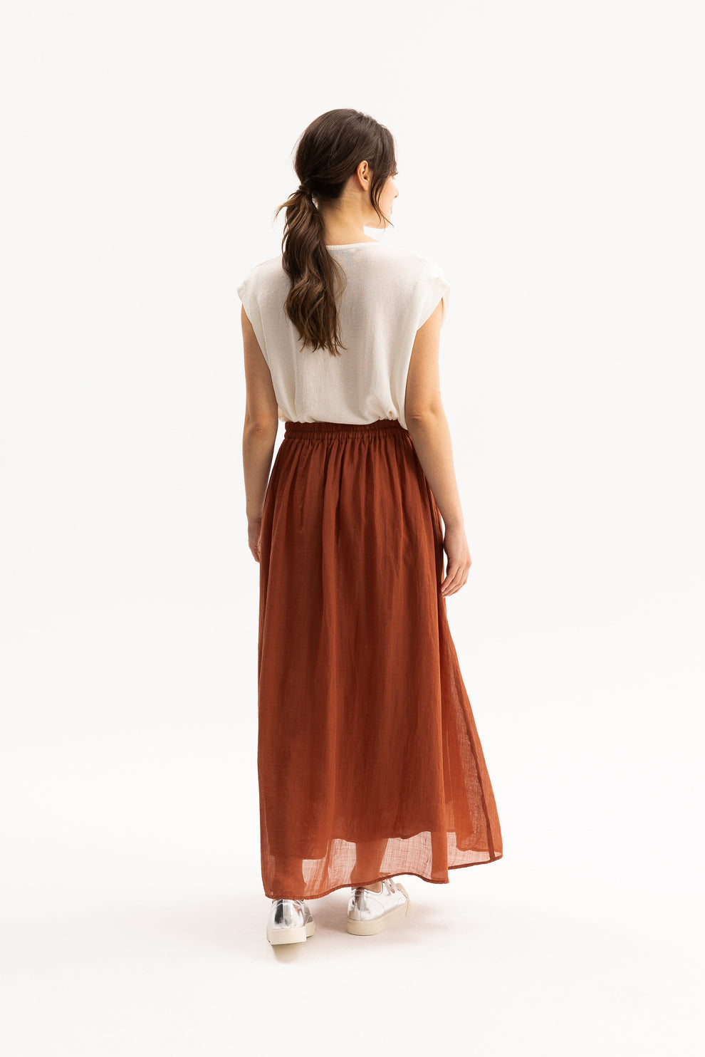Molly Skirt-Brick, by Blacklist