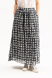 Molly Skirt-Navy Print, by Blacklist