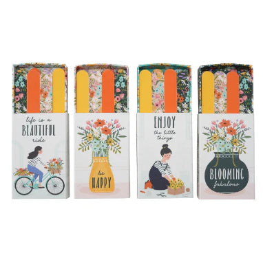 Flower Market Matchbox Nail Files