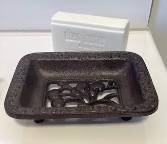 Cast Iron Cherry Soap DIsh