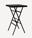Square Black Side Table by French Country Collections
