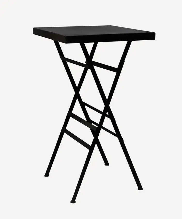 Square Black Side Table by French Country Collections